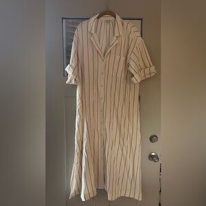 Madewell Lightestspun Cover-Up Maxi Shirtdress